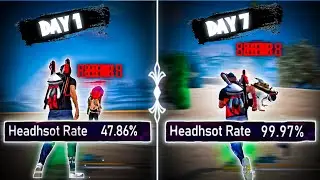 How To Increase 10% Headshot Rate To 90% Headshot Rate In Just 7 DAYS😇 [With Proof]