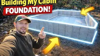 Building Frost Wall For Our Cabin | Cabin Build - Ep. 3