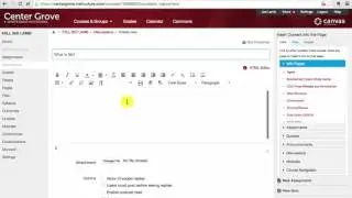 Discussions in Canvas