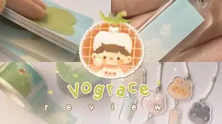 Vograce review (⸝⸝◜𖥦◝⸝⸝) | Stamp washi tape + Keychain series + Sticky memo pad 🖍️