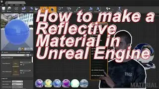 How to create a REFLECTIVE/SHINY Material in Unreal Engine