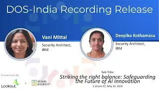 Striking the Right Balance: Safeguarding the Future of AI Innovation, Vani Mittal, Deepika Kothamasu