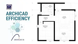 ArchiCAD 26 Floor Plan House Design Concept Detailing & Presentation