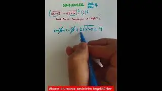 Zor denklem çözme sorusu #2024 #aytmatematik #tyt #kpss