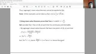 2 Lagrange’s Mean value theorem