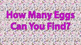 Easter Egg Hunt in Stereogram! How many eggs can you find? Or see?