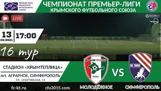 Крымтеплица - ТСК-Таврия [ОНЛАЙН] 16-й тур ЧПЛ КФС 13.03.2021