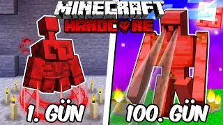 The Story of My 100 Days as a Bloody Golem in Hardcore Minecraft...