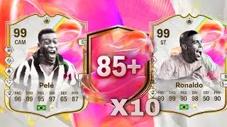 I *PACKED* 99 FUTTIES PELE TWICE🤯Fc 25 Unlimited 85+ x10 Pack opening