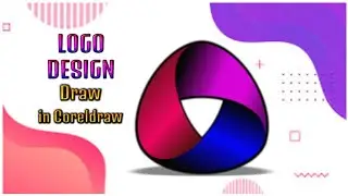how to draw logo design in coreldraw | how to draw logo design step by step in coreldraw||Drawing