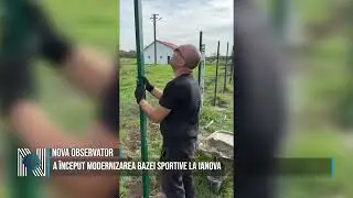 A ÎNCEPUT MODERNIZAREA BAZEI SPORTIVE LA IANOVA