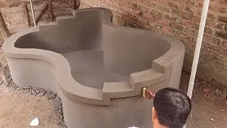 Great Idea - Build A Fish Tank From Cement | Garden Decoration