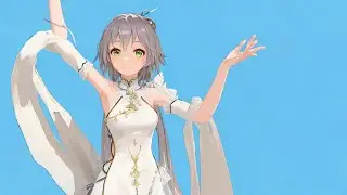 【高质量AI动画】杏辞洛天依-醉花荫