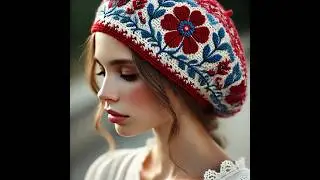 Nice looking beret #crochet #knitting #design
