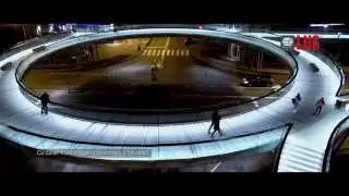 Innovative footbridge in Rzeszów illuminated by LUG