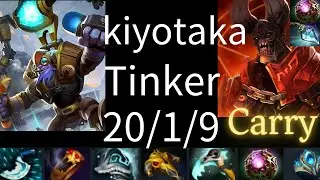 kiyotaka Tinker vs DK, BM, Morphling, Zeus, Enchantress - HR vs TSpirit g2 DPC 2023 EEU dota2