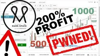 MARK.SPACE Trading 2nd Part - 200% Profit - Call at 500 [MRK] on COSS.IO
