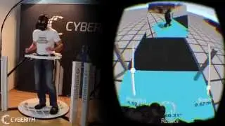Cyberith VIRTUALIZER + Oculus RIFT + Gun = Ultimate VR Immersion 3 Point Decoupling System