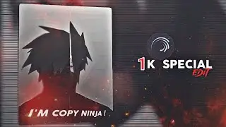 1K SPECIAL × KAKASHI | SLOWED | [EDIT/AMV] HDR CC 4K HD.