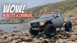 NOW it's a proper RC Crawler #rccar #rccrawler