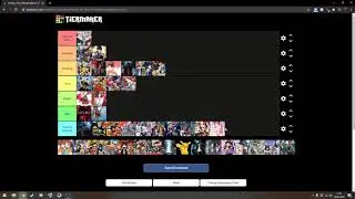 Anime Tier List!