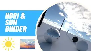 Connecting V-ray Sun with HDRI Map-HDRI SUN BINDER