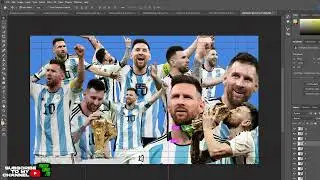 FREE PNG 🔵⚪ |  MESSI PNG | Photoshop Tutorial | Praveenkumar.psd