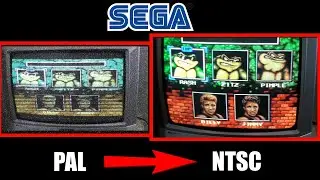 ПОЧЕМУ СТОИТ ДЕЛАТЬ PAL/NTSC МОД НА SEGA MEGA DRIVE 2? ПРОВЕРЯЕМ НА ЭЛТ-ТЕЛЕВИЗОРЕ! (Часть 2)