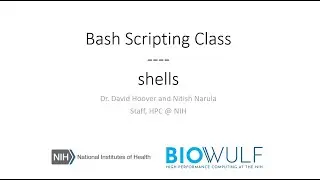 Bash Scripting Class: Shells