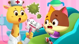 طبيب الاسنان | أسنان ميمي مؤلمة | اغاني اطفال | ميمي وتيمي | MeowMi Family Show