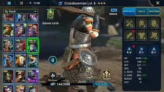 Raid Shadow Legends.  Crossbowman. Rare