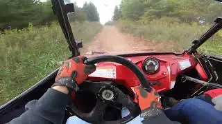 Mountain ridge atv park with moms new rzr 800 part 1