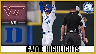 Virginia Tech vs. Duke Game Highlight | 2024 ACC Championship (Pool Play)