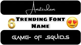Trending Font Name Part 4 || New Trending Font Xml Link || New 2022 Font Name || Best Trending Font