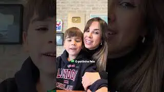 Meu filho de 4 anos ensinando INGLÊS