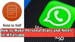 whatsapp par notes kaise banaye | whatsapp new features | make notes on whatsapp