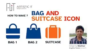 Bag and Suitcase icon design