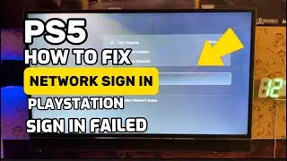 How To Fix PlayStation Network Sign In Failure Error PlayStation 5