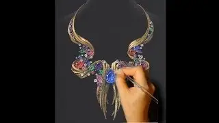 Jewelry gauche rendering