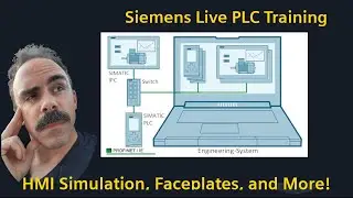 Live Siemens TIA Portal Training: HMI Simulation, Faceplates, and MORE!