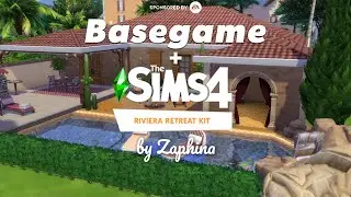 The Sims 4 Riviera Retreat kit build | Sponsored by EA | Base game