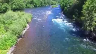 The Mckenzie River, Blue River to Finn Rock, Oregon, Drone, DJI.