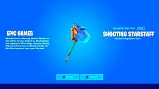 How to get FREE SHOOTING STARSTAFF PICKAXE in Fortnite!