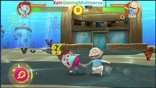 Timmy Turner VS Tommy Pickles In A Nickelodeon Super Brawl Universe Match / Battle / Fight