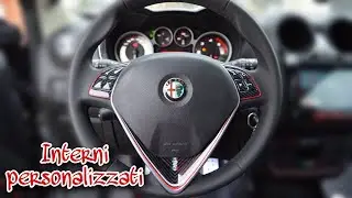Resin sticker for the Restyling steering wheel! Alfa Romeo MiTo 🐍