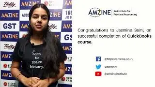 Student Review about our most popular Canadian course- QuickBooks #satisfiedstudents #canada #Amzine