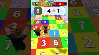 I played Math Block Run in Roblox 🤩