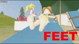 Princess Daisy Feet Soles Feet on Face 3DFeetSoles