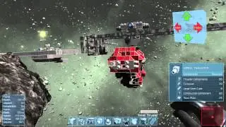 Space Engineers - 2-axis crane (wheel based)