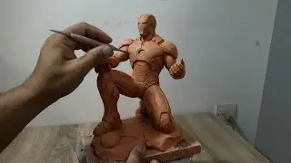 Sculpting Ironman in time-lapse